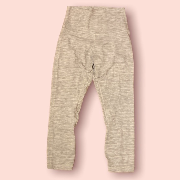 Lululemon Align Leggings - Perfect Condition - White Patterned - Picture 1 of 2